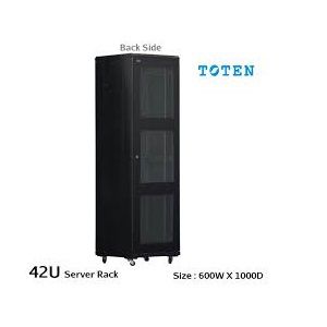 Toten 42U 19 Inch Server Rack Cabinet