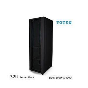 Toten 32U Equipment Server Rack Cabinet