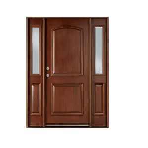 Solid Wooden Door Beautiful Design Mahogany Wood