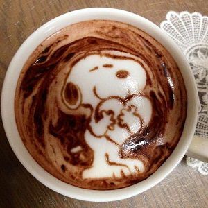 Latte Chocolate Hot Coffee