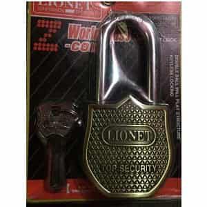 Gold Plated Iron Padlock for sell