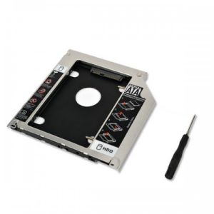 Second Hard Disk Drive CADDY Secondary CD ROM Storage for Laptop