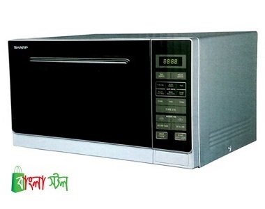 Sharp R 32A0(S)V 25 Liter 900 Watt Grill Microwave Oven