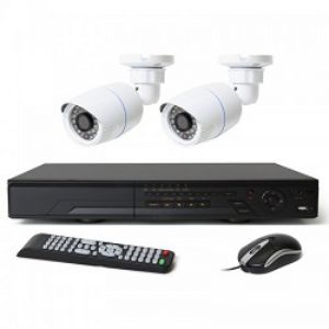 Full HD 04 Channel DVR With 02 Units Full HD 720p Camera