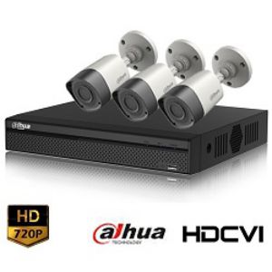 Full HD 04 Channel DVR With 03 Units Full HD 720p Camera
