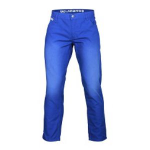 NAVY BLENDED CASUAL PANTS