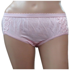 Shotorong Flower Printed Cotton Panty : Pink