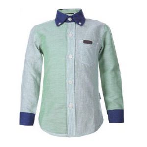 BOYS LINEN LONG SLEEVE SHIRT