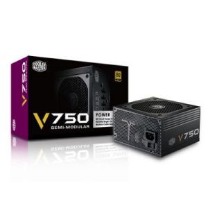 COOLER MASTER V750S, (750W) 80PLUS GOLD, SEMI MODULAR CABLE, ACTIVE PFC