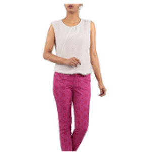 Womens Trouser PINK PRINTED