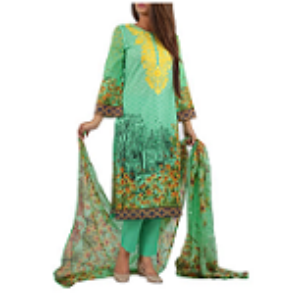 Sunflower Garden GREEN | Salwar kameez