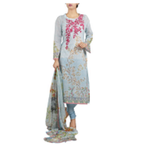 Chinese Print BLUE | Salwar kameez