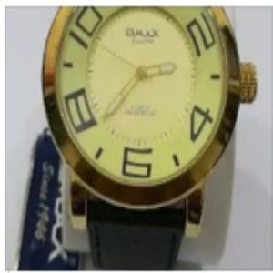 OMAX Brand Leather Strap Watch