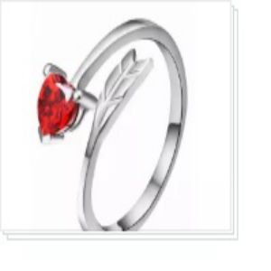Red Love Finger Ring