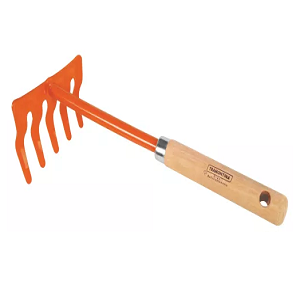 Hand Cultivator Price BD | Tramontina Cultivator 5 Teeth Wood Handle