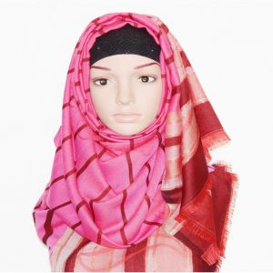 Valentine Pink Silk Hijab Price BD | Valentine Pink Silk Hijab