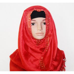 Red Silk Hijab Price BD | Silk Hijab