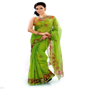 Green Silk Saree Price BD | Green Silk Saree