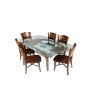 DT139 Brothers Furniture Diamond Dining Table