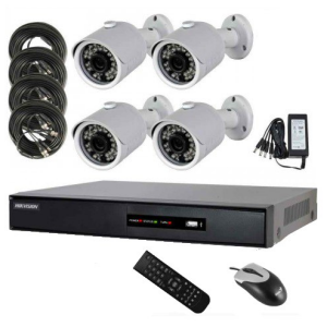 Hikvision DVR Security System DS 7204HGHI SH 4 Channel