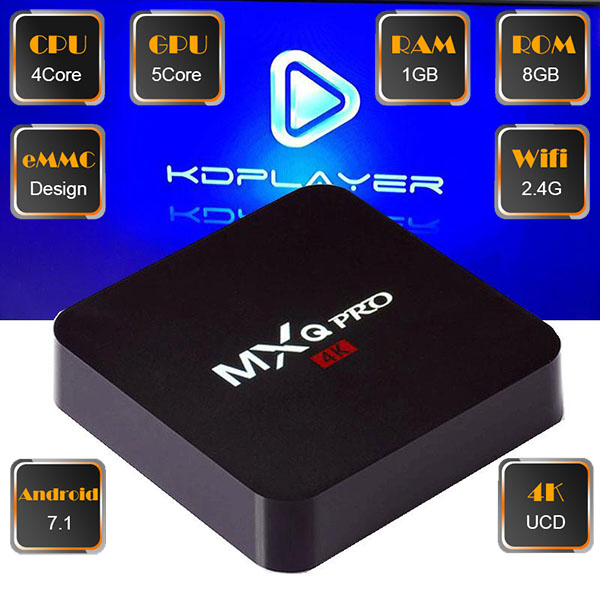Original MXQ Pro 4K Android 7.1 tv box