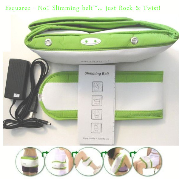 ESQUAREZ Massage Belt with Heat n Vibration! For Weight Loss