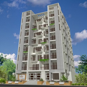 South face 1265 sft flat@Bashundhara K Block