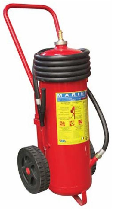 Fire Extinguisher 25 Kg Dry Chemical Powder with Trolley