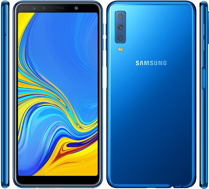 Samsung A7 128GB Rom Android Pie SmartPhone