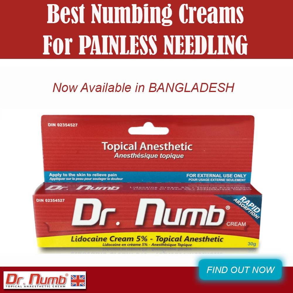 Dr.Numb is the best selling Anesthetic cream on the market today. Painless microneedilg for dermal p