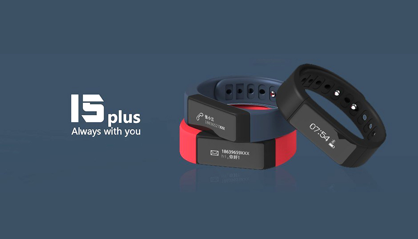 I5 plus Waterproof Bluetooth 4.0 Bracelet Sports Tracking Smart Watch