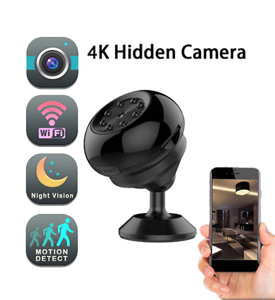 Spy Camera 4K SQ17 Mini Wifi IP Camera Night Vision Hidden Camera