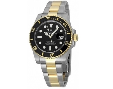 Rolex Submariner Black Index Dial Oyster Bracelet Mens Watch