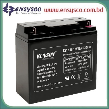 18 Ah Kenson Korea Brand SMF Battery
