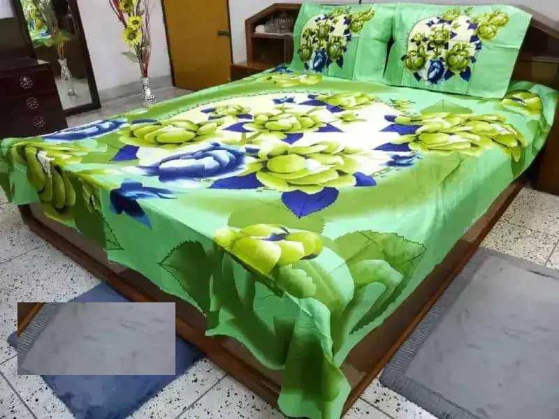 Classic Panel Bedsheet With Pillow Cover