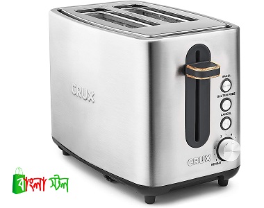 Crux 2 Slice Stainless Steel Toaster