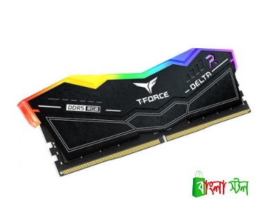 Team DELTA 16GB 6400MHz DDR5 RGB Black Desktop Gaming RAM