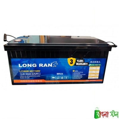 LONG RAN 12V 200Ah Lithium Iron Phosphate LiFePO4 Battery